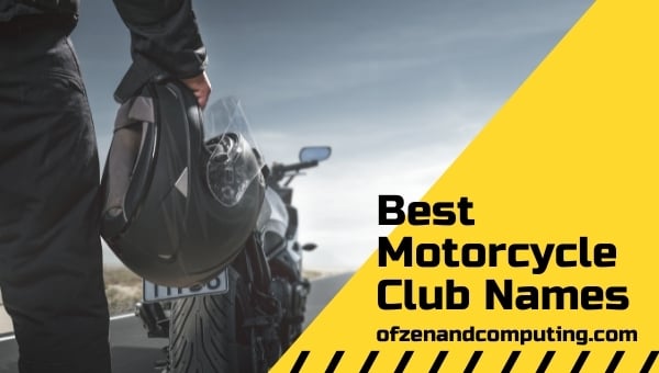 Best Motorcycle Club Names Ideas (2024)