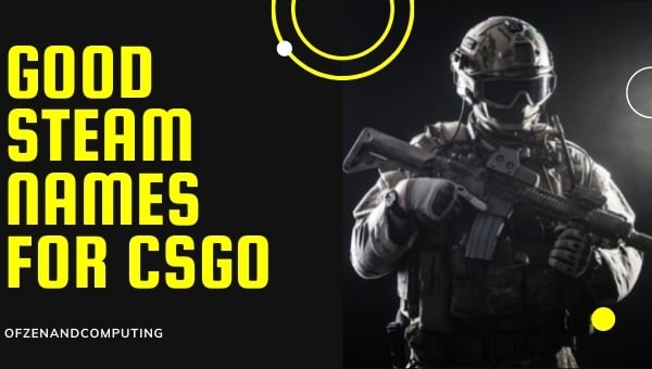 Bons noms Steam pour CSGO (2024)