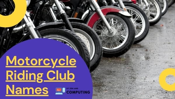 Motorcycle Riding Club Names Ideas (2024)