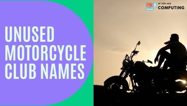 Unused Motorcycle Club Names Ideas (2024)