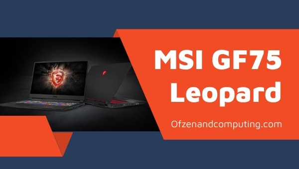 Ordinateur portable de jeu MSI GF75 Leopard