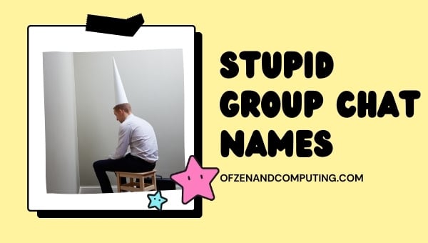 Stupid Group Chat Names (2024)