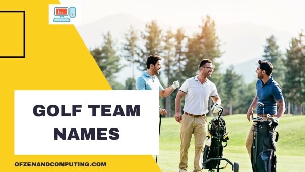 Ideen für Golf-Teamnamen (2024)