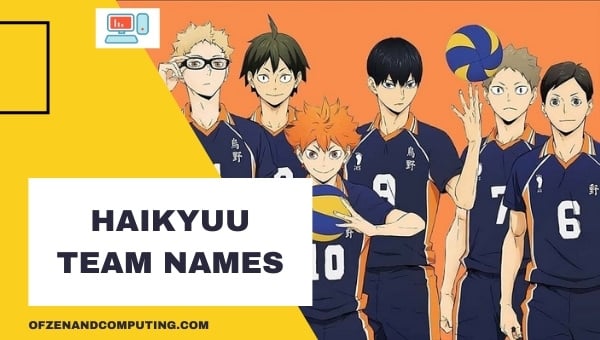 Idées de noms d’équipe Haikyuu (2024)