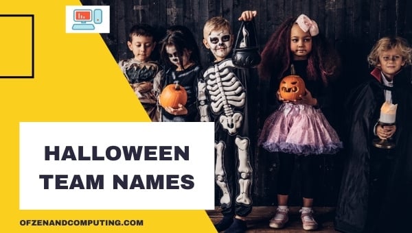 Halloween Team Names Ideas (2024)