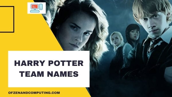 Harry Potter Team Names Ideas (2024)