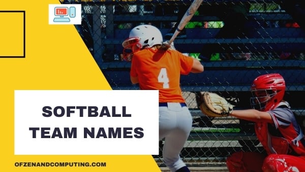 Softball Team Names Ideas (2024)