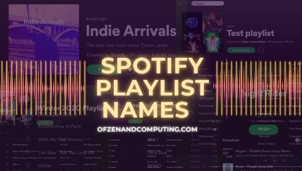 Nomes de lista de reprodução do Spotify (2022): engraçado, estético, legal