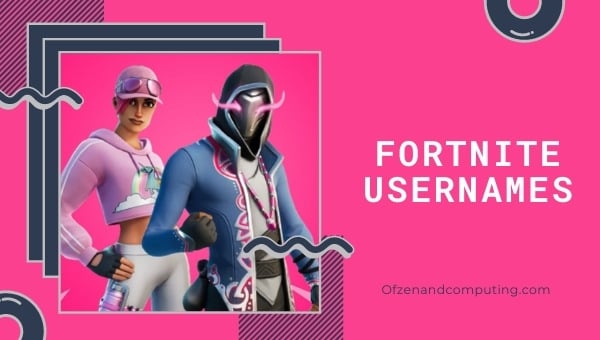 Ideen für Fortnite-Benutzernamen (2022)