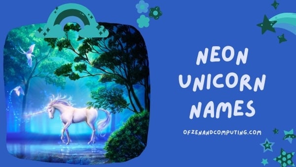 Neon-Einhorn-Namen (2022)