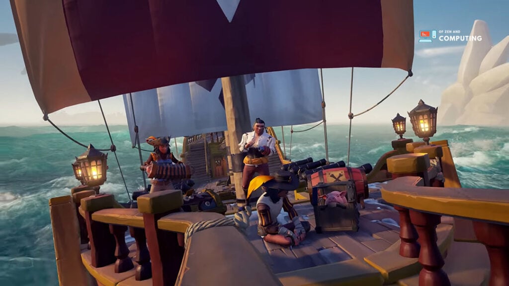 Bande-annonce officielle de lancement du gameplay de Sea of Thieves YouTube 0 16