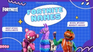 Cool Fortnite Names ([cy]) Funny, Sweaty, Good Ideas