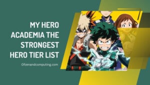 MHA The Strongest Hero Tier List (2023) My Hero Academia