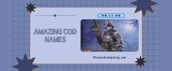 Amazing COD Names (2024)