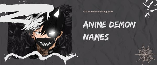 Nomes de demônios de anime