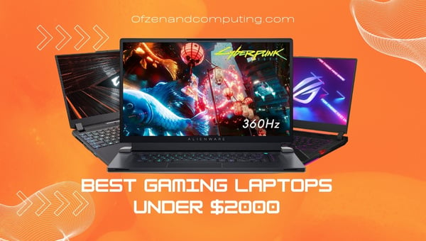 Melhores laptops para jogos abaixo de $2000