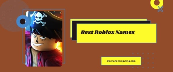 Beste Roblox-Namen 2024 (Benutzernamen)