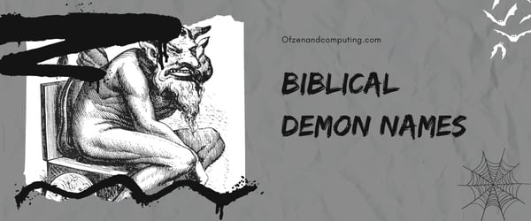 Noms de démons bibliques