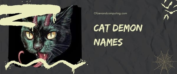 Nomes de Demônios para Gatos