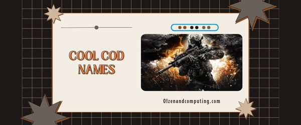 Cool COD Names (2024)