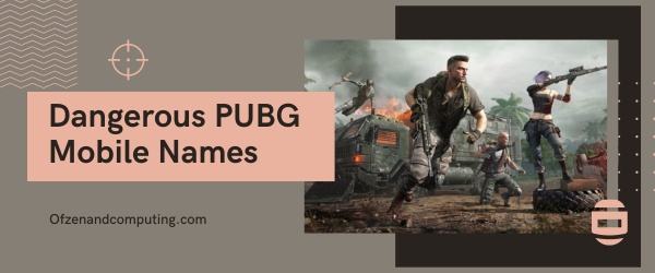 Noms dangereux de PUBG Mobile