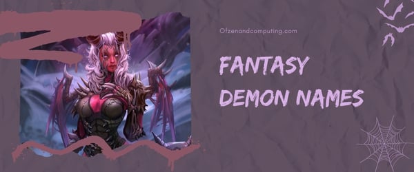 Nomes Demônios Fantasia