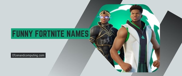 Funny Fortnite Names 2024 (Usernames)