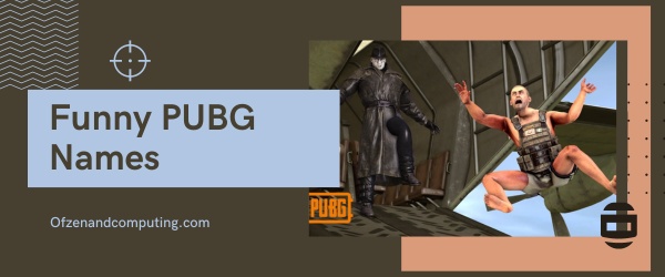 Funny PUBG Names