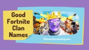 7400+ bons noms de clans Fortnite ([cy]) Cool, Sweaty, Best