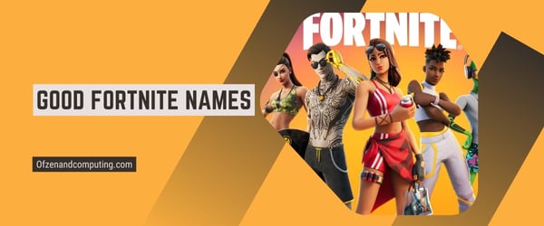 Gute Fortnite-Namen 2024 (Benutzernamen)