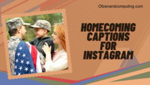 Homecoming-Untertitel für Instagram ([cy]) Willkommen zurück