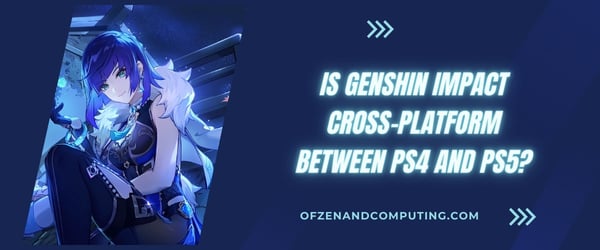 Genshin Impact est-il multiplateforme entre PS4 et PS5 ?