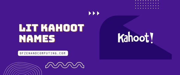 Noms Kahoot éclairés