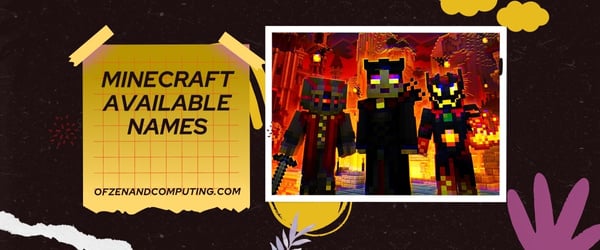 Minecraft Available Names