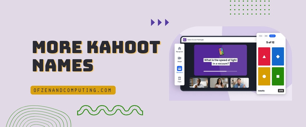 Weitere Kahoot-Namen