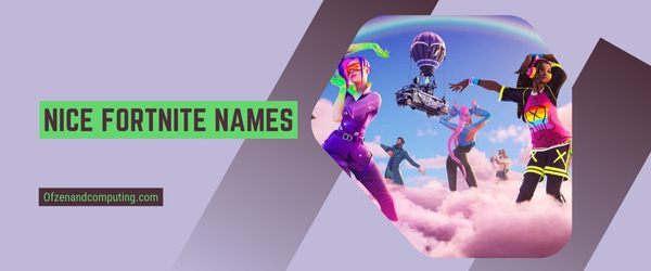 Belos nomes Fortnite 2024 (nomes de usuário)