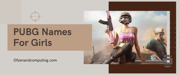 PUBG Nomes para meninas