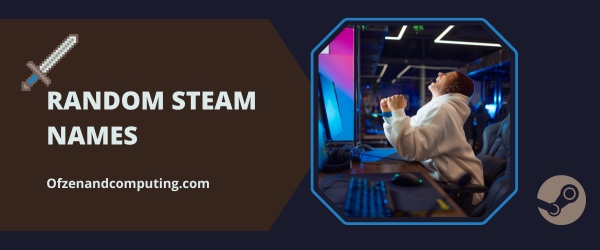 Nomes aleatórios do Steam 2024 (nomes de usuário)