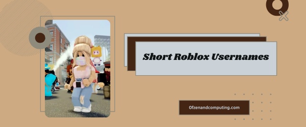 Idéias para nomes de usuário Roblox curtos 2024 (nomes)