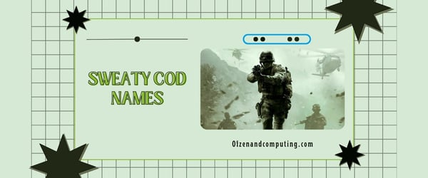 Sweaty COD Names (2024)