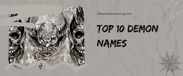 Top 10 Demon Names