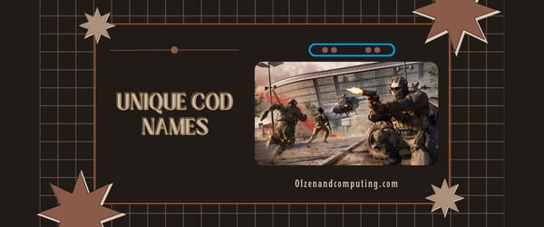 Unique COD Names (2024)