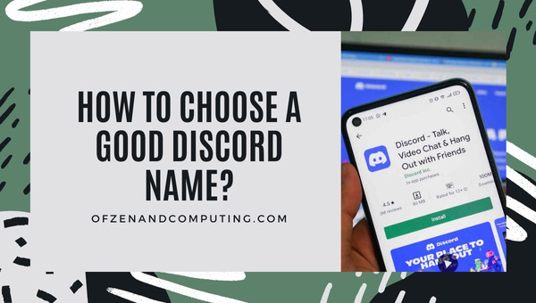 Wie wähle ich einen guten Discord-Namen aus?