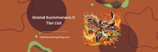 Grand Summoners C Tier List 2024 – Choix situationnels :