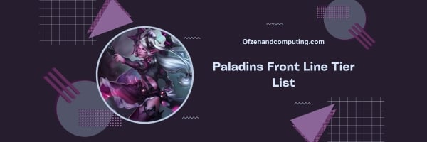 3. Paladins Front Line Tier List 2024: „Unbezwingbar und belastbar“