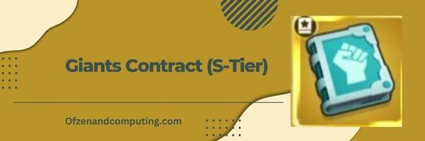 Giants Contract S Tier