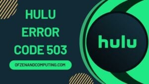 Behebung des Hulu-Fehlercodes 503 in [cy]