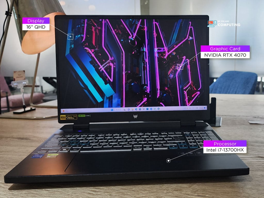 Acer Predator Hélios 16 2024