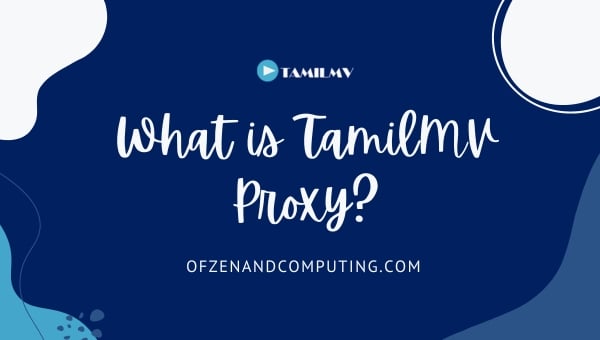 What is TamilMV Proxy?